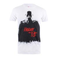 friday the 13th mens jason t shirt white m