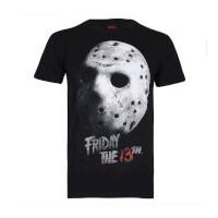 Friday the 13th Men\'s Jason Mask T-Shirt - Black - S