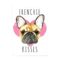 \'Frenchie Kisses\' A3 Print