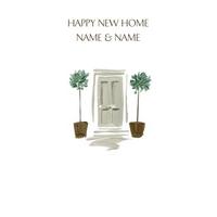 front door | personalised new home card