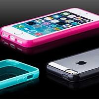 Frosted Back TPU Bumper Case for iPhone 5/5S