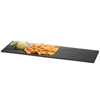 Frostone Melamine Display Tray Black 20.5 x 6.75inch (Pack of 3)