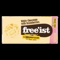 Free\'ist No Added Sugar White Strawberry Chocolate 75g - 75 g, White