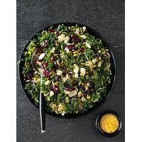 from the deli shredded kale cranberry salad with an orange ginger dres ...