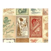 Free Spirit Tim Holtz Eclectic Elements Photo Card Quilting Fabric