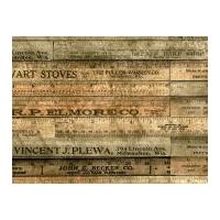 Free Spirit Tim Holtz Eclectic Elements Rulers Quilting Fabric