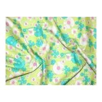 Free Spirit Amy Butler Glow Wild Flower Poplin Quilting Fabric Zest