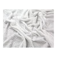 French Boucle Knitted Dress Fabric White