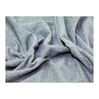 Fresco Crinkle-Textured Linen Look Cotton Dress Fabric Dark Blue