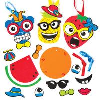 Fruity Faces Mix & Match Decoration Kits (Pack of 8)