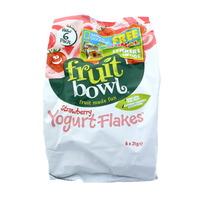 Fruit Bowl Yogurt Flakes Strawberry 6 Pack