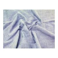 Fresco Crinkle-Textured Linen Look Cotton Dress Fabric Denim Blue