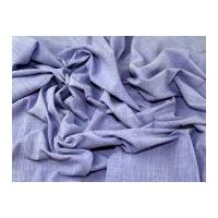 Fresco Crinkle-Textured Linen Look Cotton Dress Fabric Purple