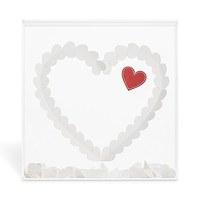 from the heart transparent acrylic shadow box