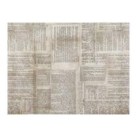 Free Spirit Tim Holtz Eclectic Elements Dictionary Quilting Fabric