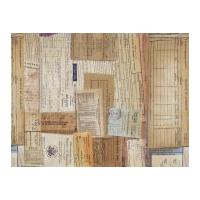 Free Spirit Tim Holtz Eclectic Elements Documentation Quilting Fabric