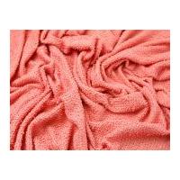 French Boucle Knitted Dress Fabric Coral