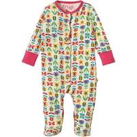 Frugi Lovely Babygrow - Soft Bumble Bloom