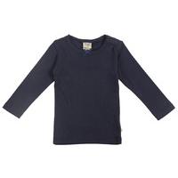 Frugi Little Mia Pointelle Top - Navy