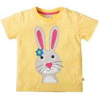 Frugi Little Cove Yellow Rabbit T-Shirt