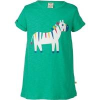 frugi green zebra sophie tee