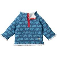 frugi little snuggle fleece whales