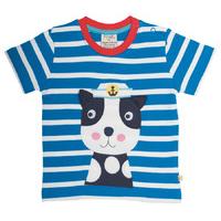 Frugi Little Fal Applique Dog T-Shirt