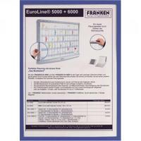 franken document holder magnetic din a4 5 pieces blue itsa4m5 03 pack