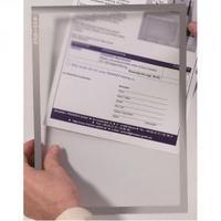 Franken Document Holder Magnetic Din A4 5-pieces Grey ITSA4M5 12 Pack