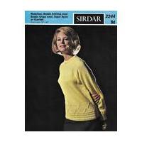 free pattern sirdar 1960s vintage womens jumper pattern