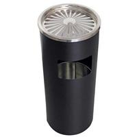 freestanding litter bin with ashtray lid