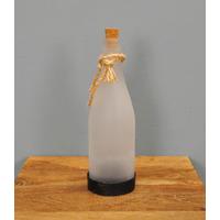 Frosted Bottle Hanging Lantern (Solar) by Gardman