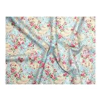 Free Spirit Tanya Whelan Delilah Paisley Poplin Quilting Fabric Blue