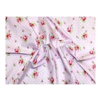 Free Spirit Tanya Whelan Delilah Buds Poplin Quilting Fabric Pink