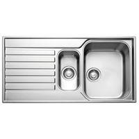 franke ascona 15 bowl polished stainless steel sink drainer