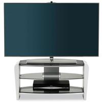 Francium White LCD TV Stand With 2 Shelves