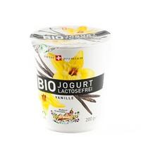 fresh biedermann swiss organic lactose free vanilla yogurt 200g