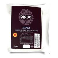 FRESH - Biona Organic Greek Sheep\'s Milk Feta Cheese (180g)