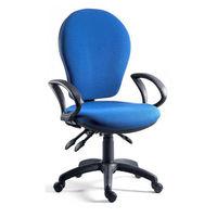 Fraser High Syncron Fabric Operator Chair Fraser High Syncron Fabric Operator Chair Blue