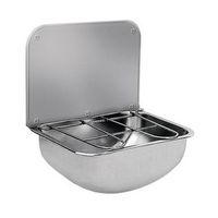 FRANKE SISSONS CLEANER s SINK WITH GRID AND SPLASHBACK 436X319X490MM
