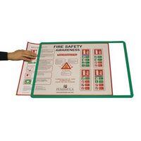 FRAMES4DOCS SELF-ADHESIVE A2 GREEN PK 10