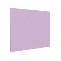 FRAMELESS COLOURPLUS FABRIC NOTICEBOARDS - 900 x 600MM (HXW) - LILAC