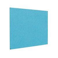 FRAMELESS COLOURPLUS FABRIC NOTICEBOARDS - 900 x 600MM (HXW) - CYAN