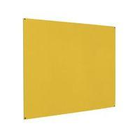 FRAMELESS COLOURPLUS FABRIC NOTICEBOARDS - 900 x 600MM (HXW) - YELLOW