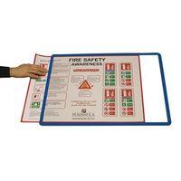 FRAMES4DOCS SELF-ADHESIVE A2 BLUE PK 10