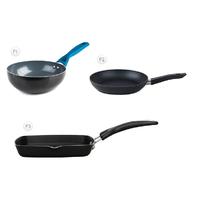 from 12 for a set of cookware pans from deals direct choose from seven ...