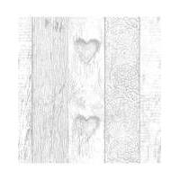 Fresco Plank Love Heart