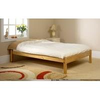 friendship mill studio wooden bed frame double 2 drawers