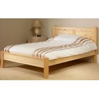 Friendship Mill Coniston Solid Pine Wooden Bed Frame, Small Double, No Storage, High Foot End