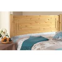 Friendship Mill Vegas Solid Pine Wooden Headboard, King Size